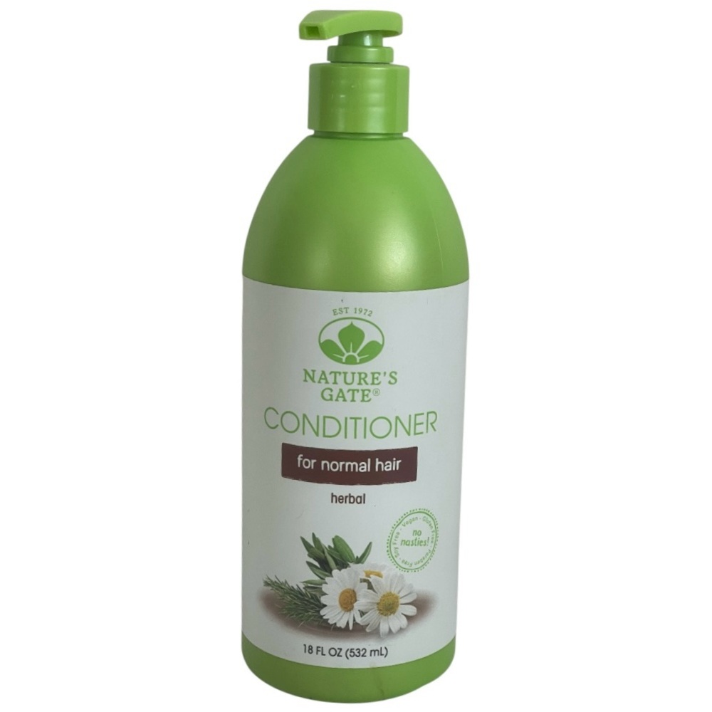 Nature's Gate Herbal Conditioner for Normal Hair 18 fl oz Pump New